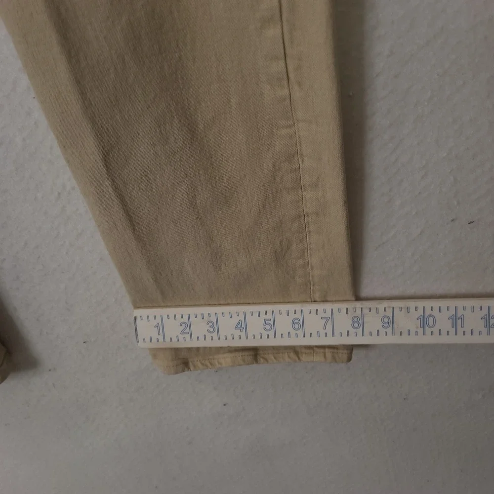 Polo Ralph Lauren Varick Slim Straight Pants Mens 38x30 Tan Khaki Chinos Stretch